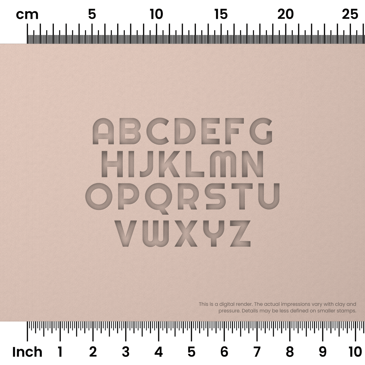 Righteous | All Caps | Alphabet Stamp Sets