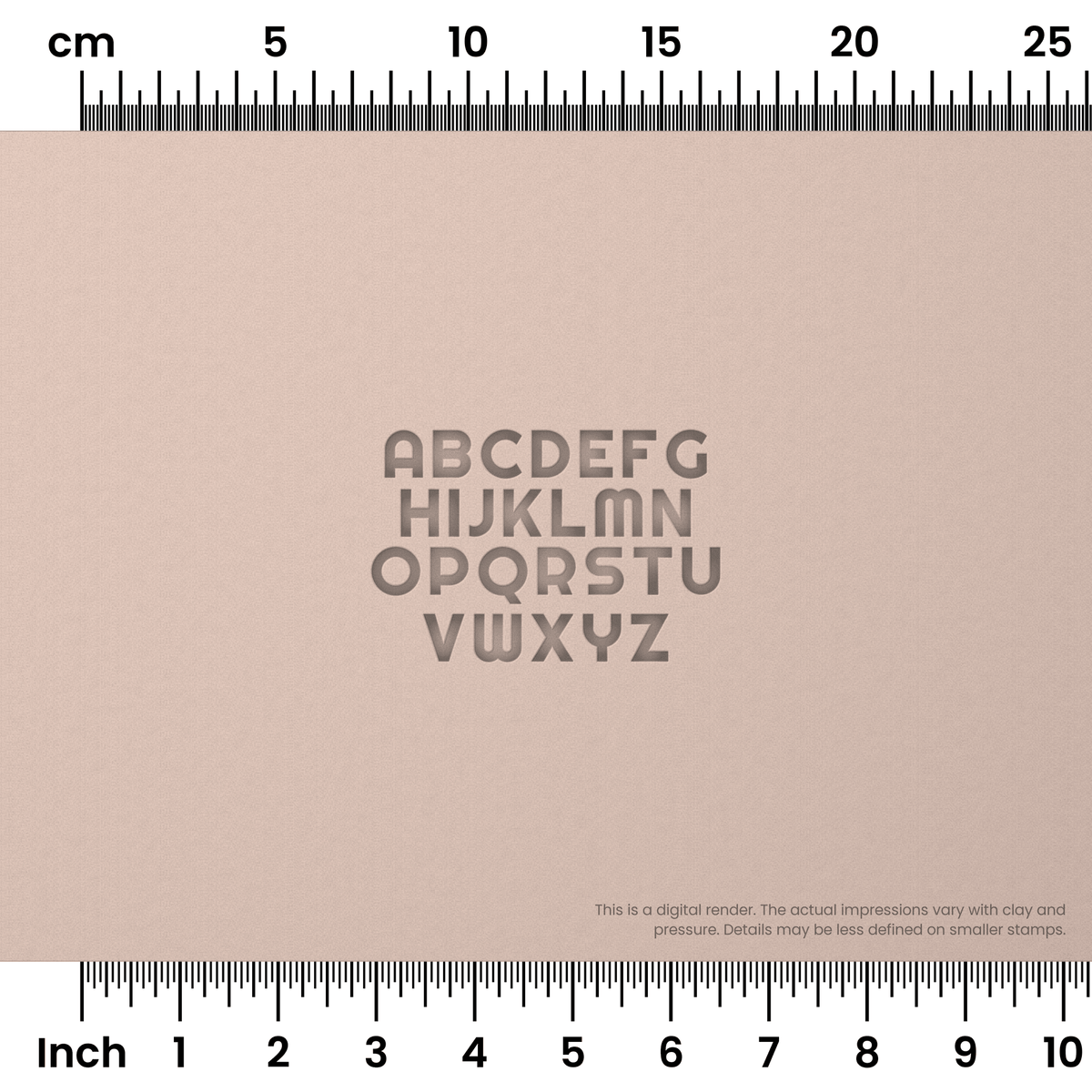 Righteous | All Caps | Alphabet Stamp Sets