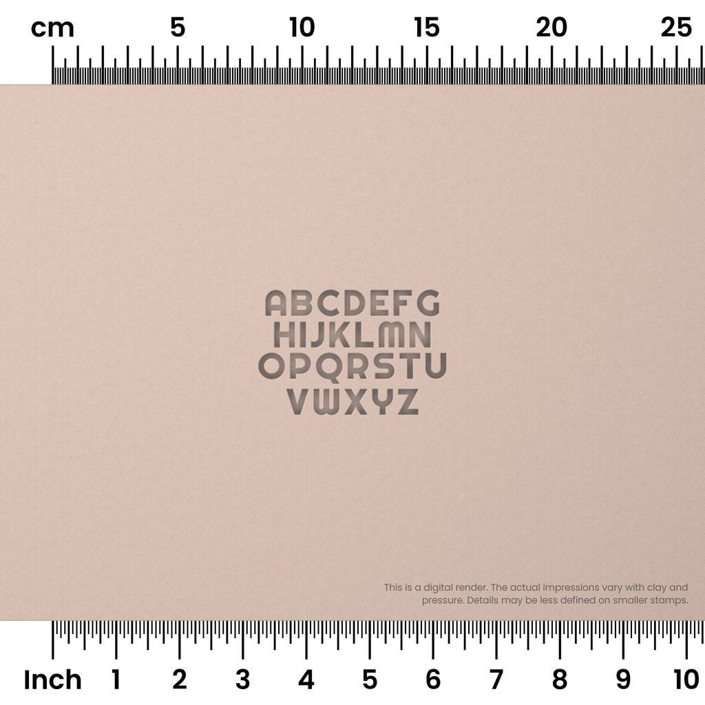 Righteous | All Caps | Alphabet Stamp Sets