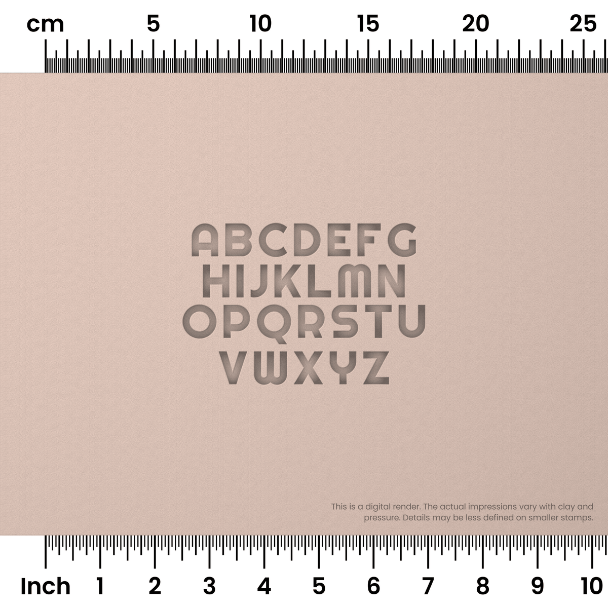 Righteous | All Caps | Alphabet Stamp Sets