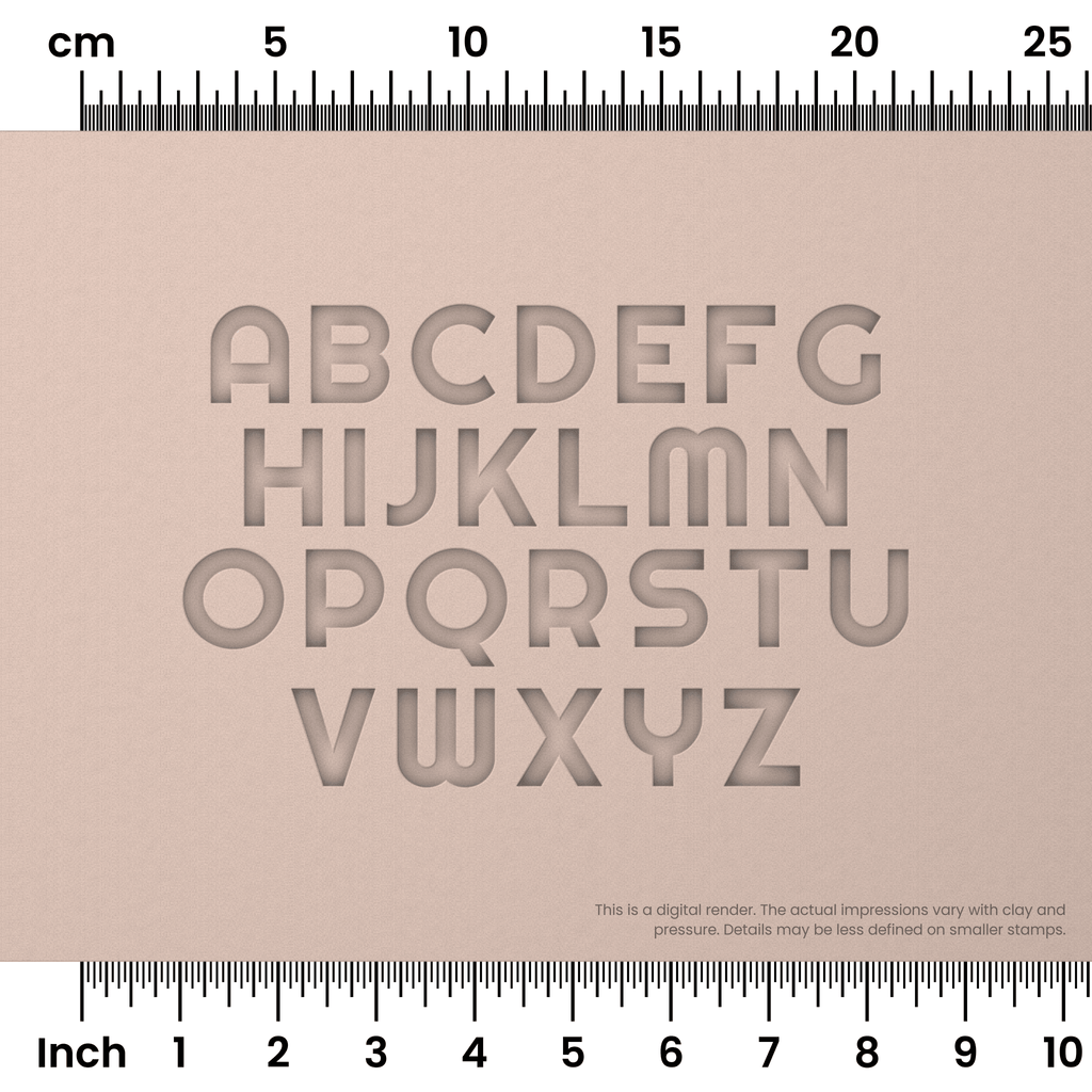 Righteous | All Caps | Alphabet Stamp Sets