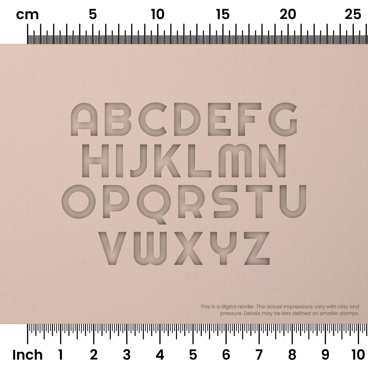 Righteous | All Caps | Alphabet Stamp Sets