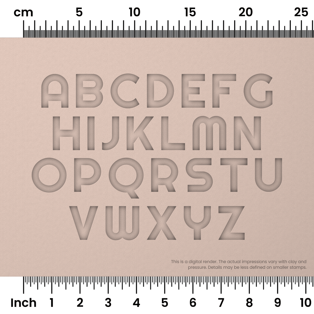 Righteous | All Caps | Alphabet Stamp Sets