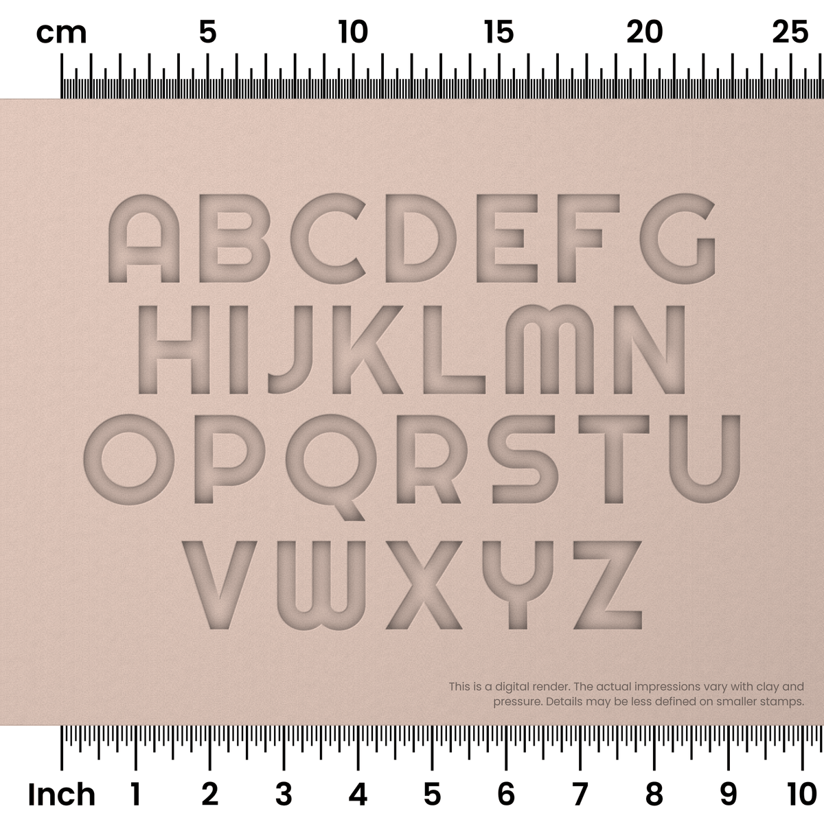 Righteous | All Caps | Alphabet Stamp Sets