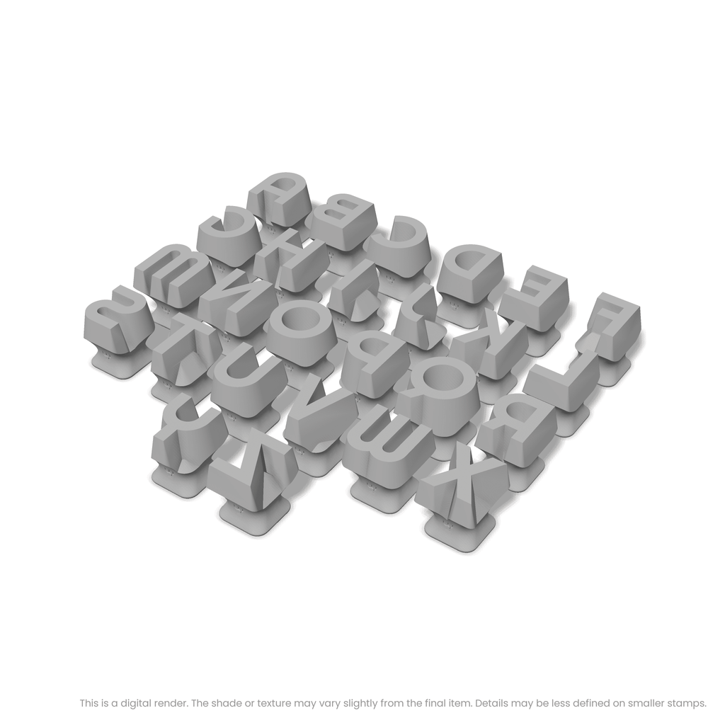 Righteous | All Caps | Alphabet Stamp Sets