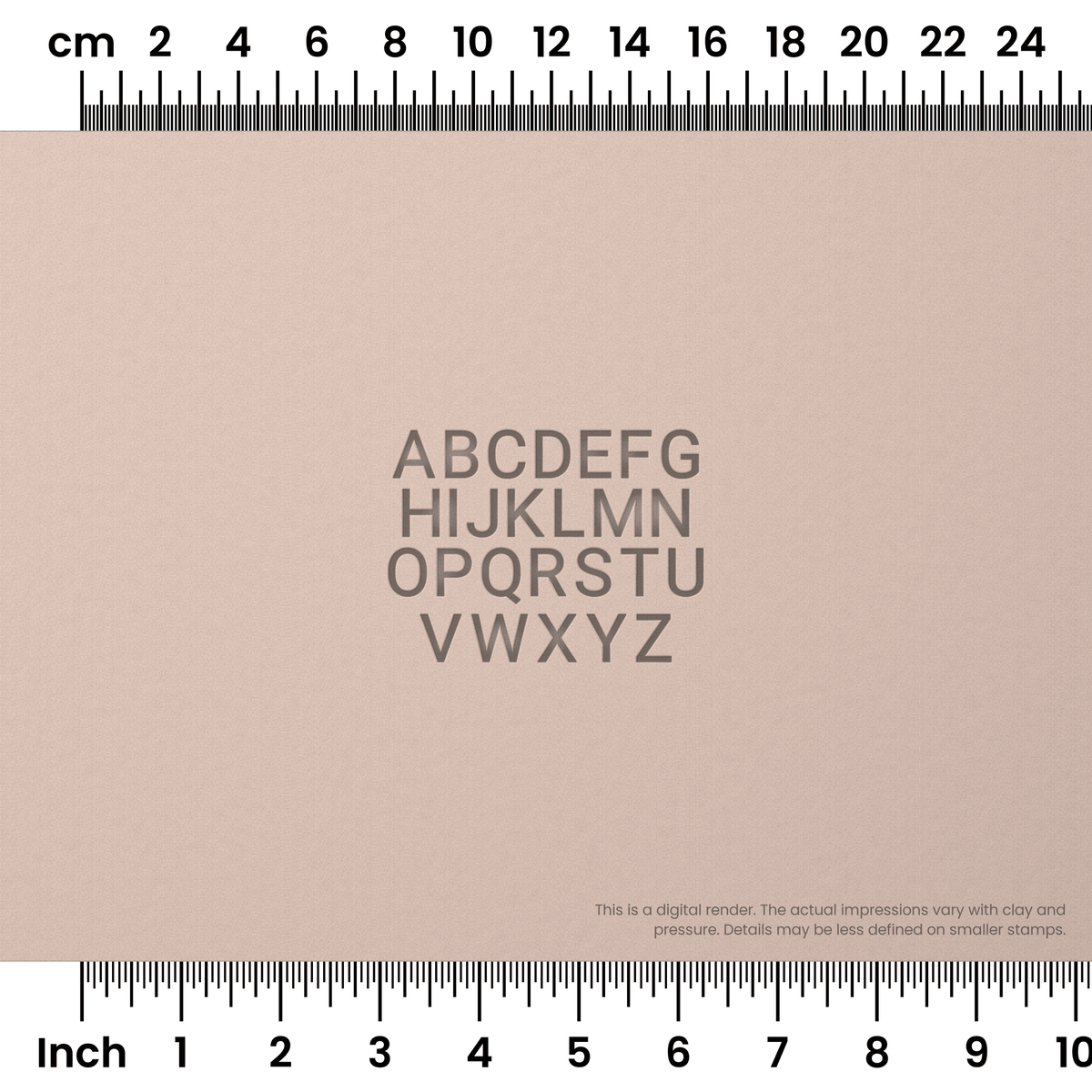 Roboto | All Caps | Alphabet Stamp Sets