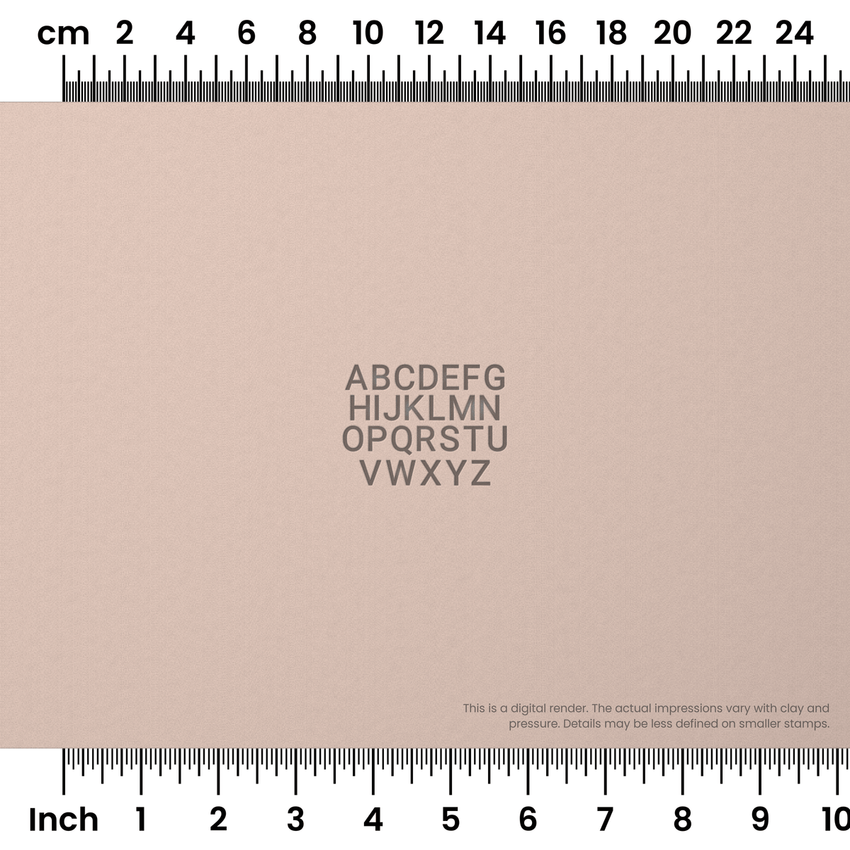 Roboto | All Caps | Alphabet Stamp Sets
