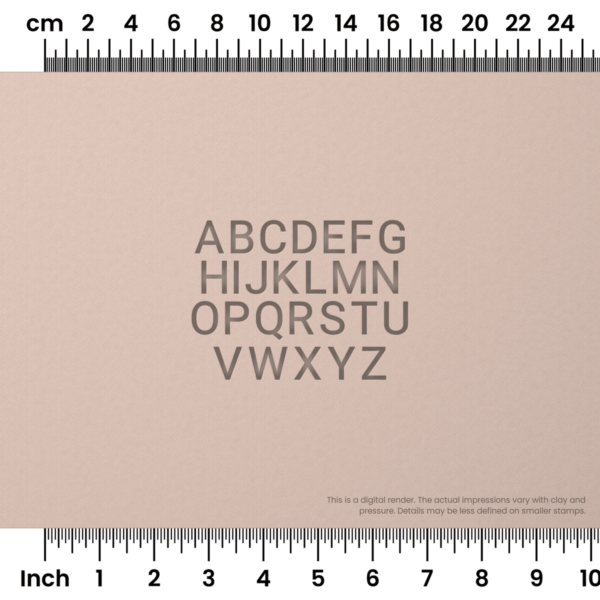Roboto | All Caps | Alphabet Stamp Sets