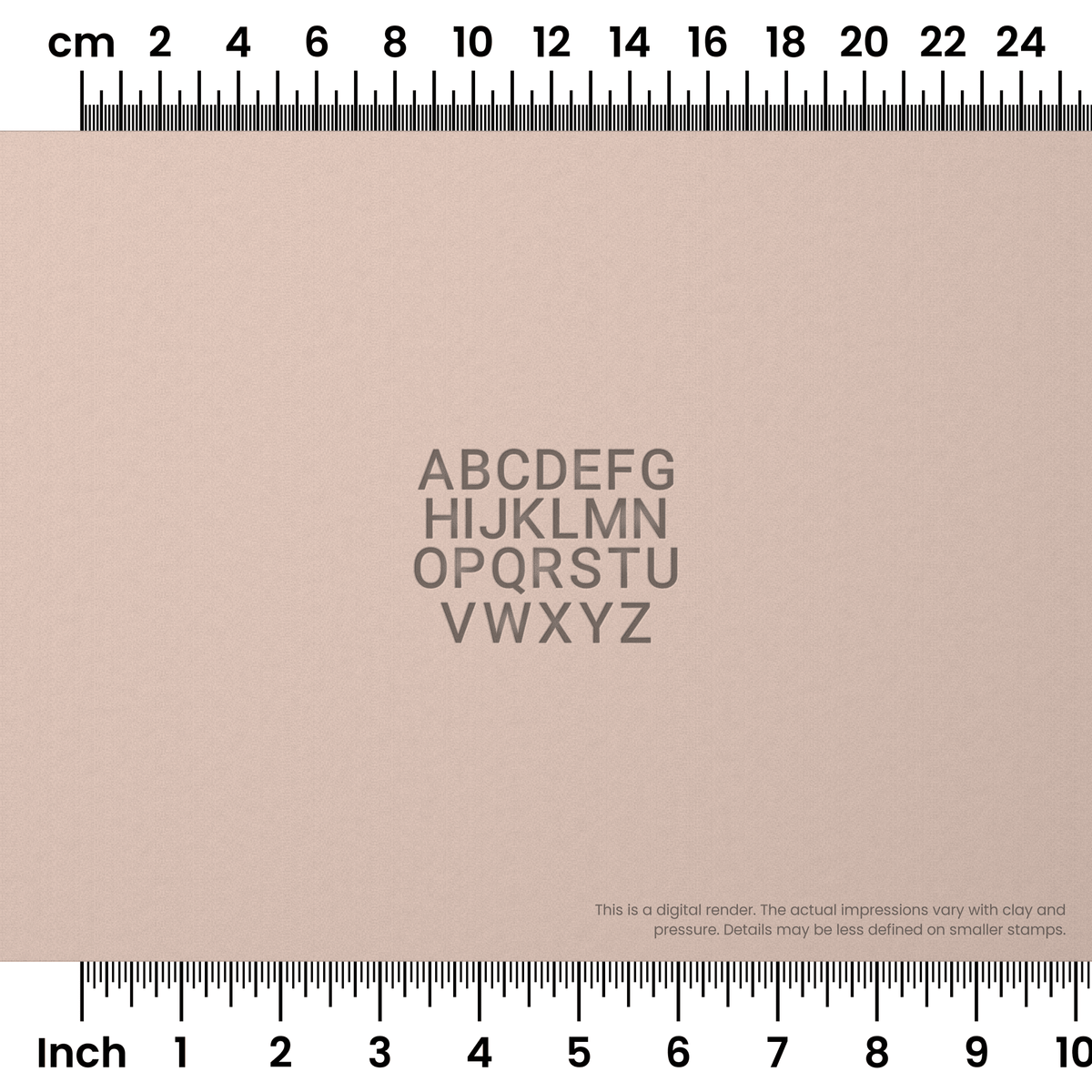 Roboto | All Caps | Alphabet Stamp Sets
