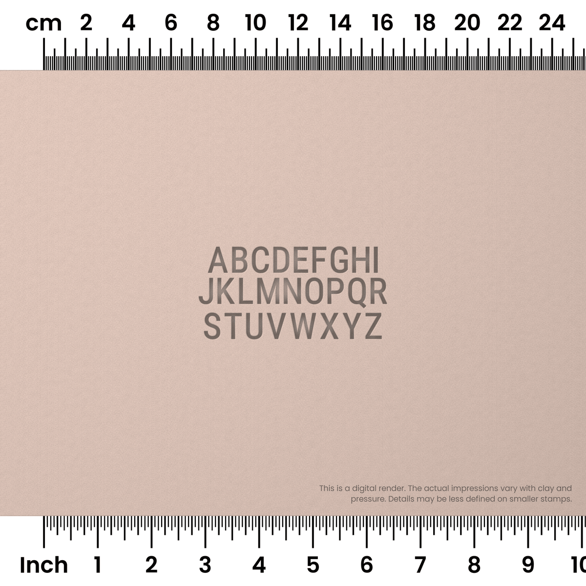 Roboto Condensed | All Caps | Alphabet Stamp Sets