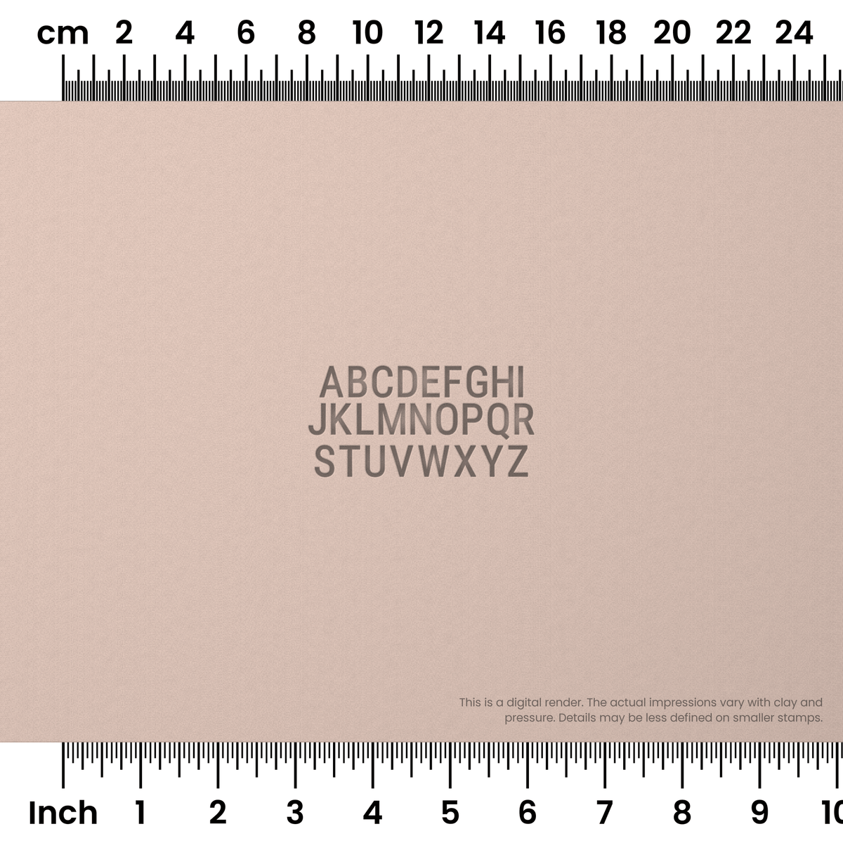 Roboto Condensed | All Caps | Alphabet Stamp Sets
