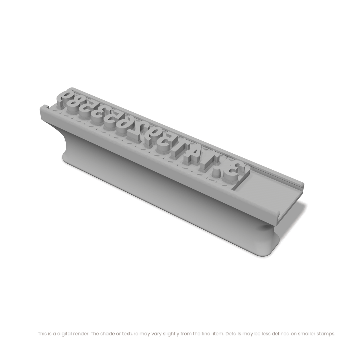 Roboto Condensed | Font Rail Stamp Sets | Letters, Numbers, and Symbols