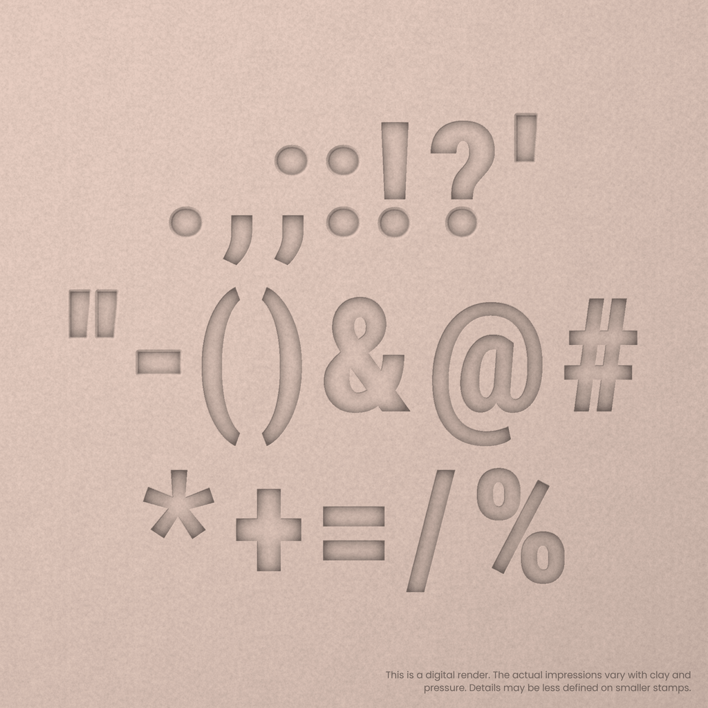Roboto Condensed | Font Rail Stamp Sets | Letters, Numbers, and Symbols