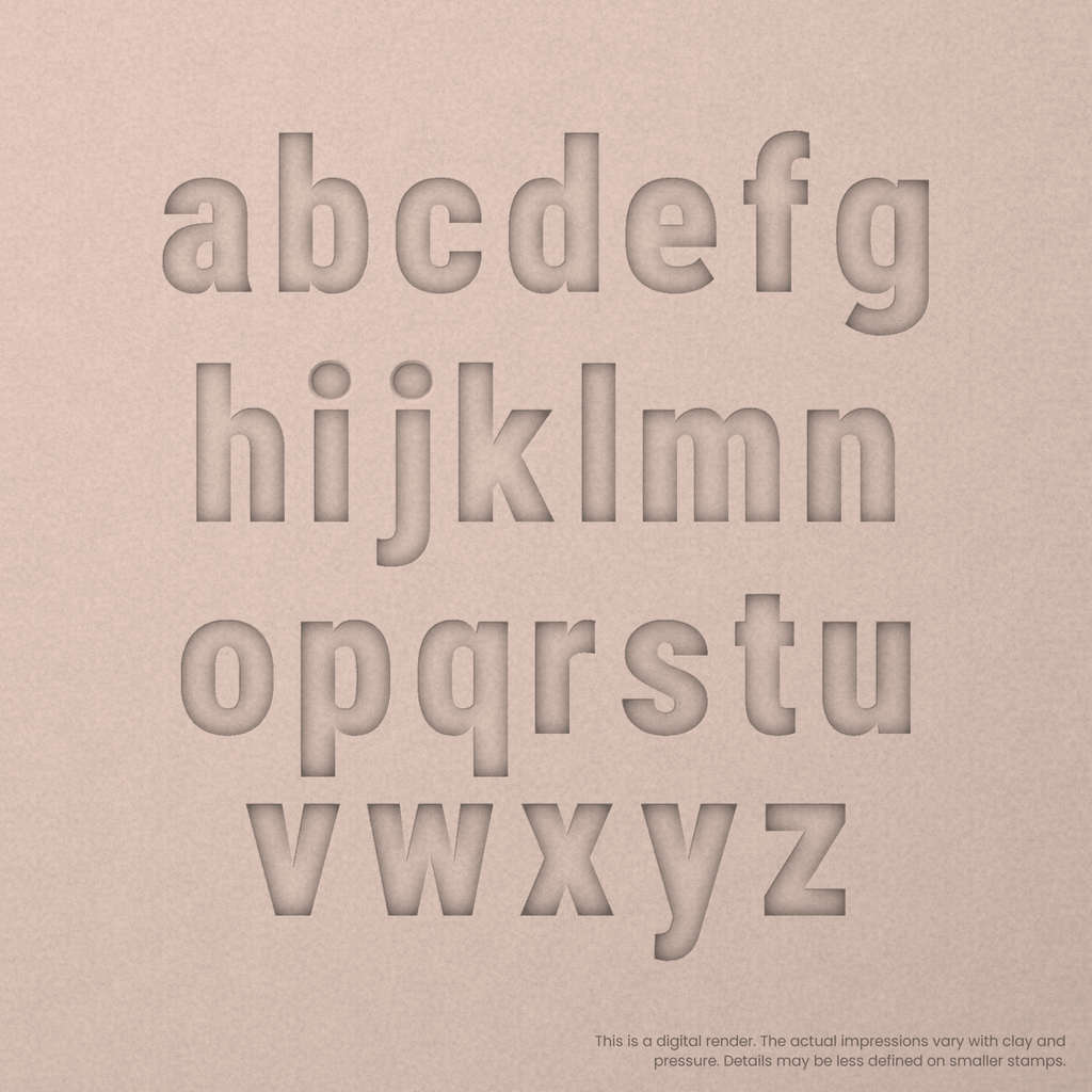 Roboto Condensed | Font Rail Stamp Sets | Letters, Numbers, and Symbols