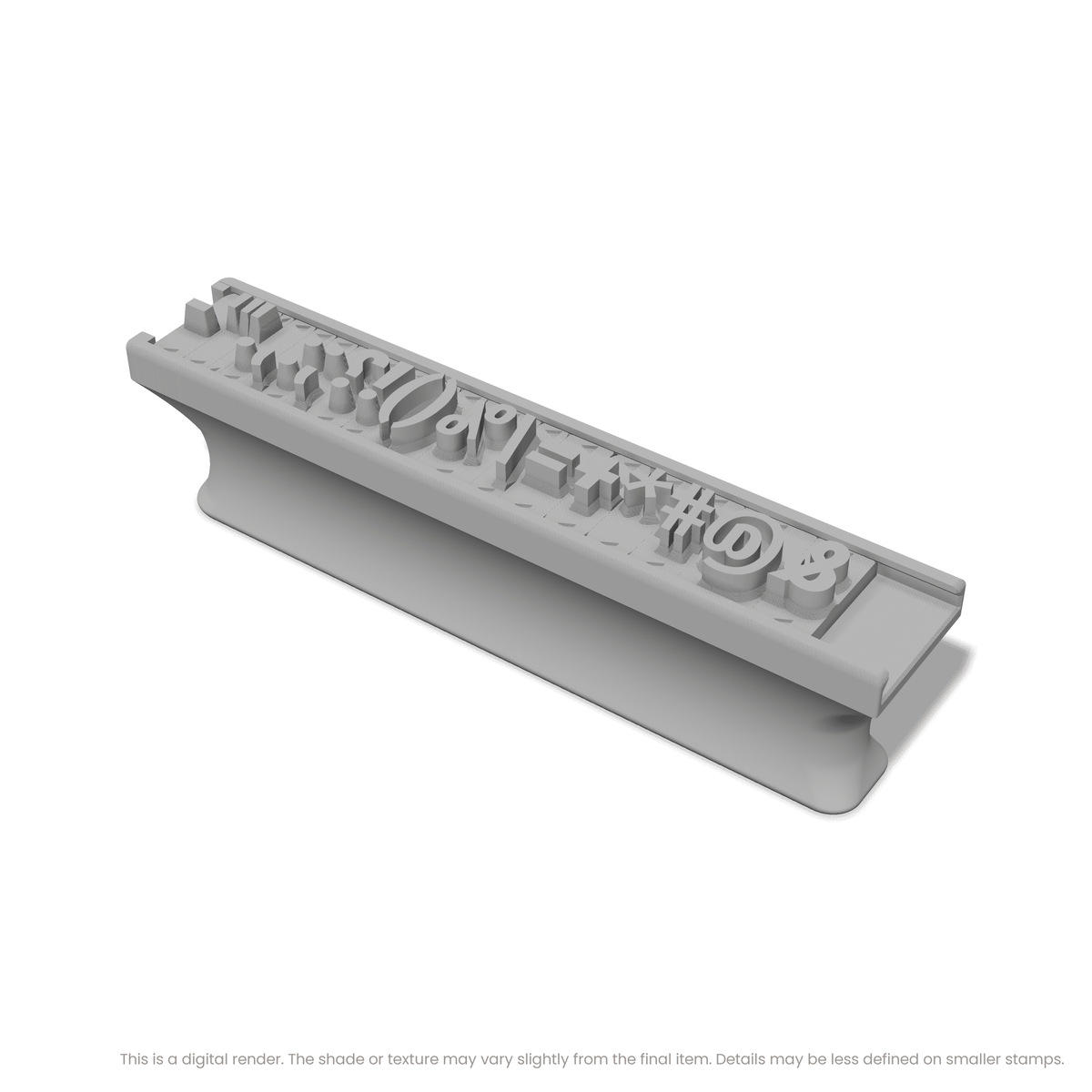Roboto Condensed | Font Rail Stamp Sets | Letters, Numbers, and Symbols