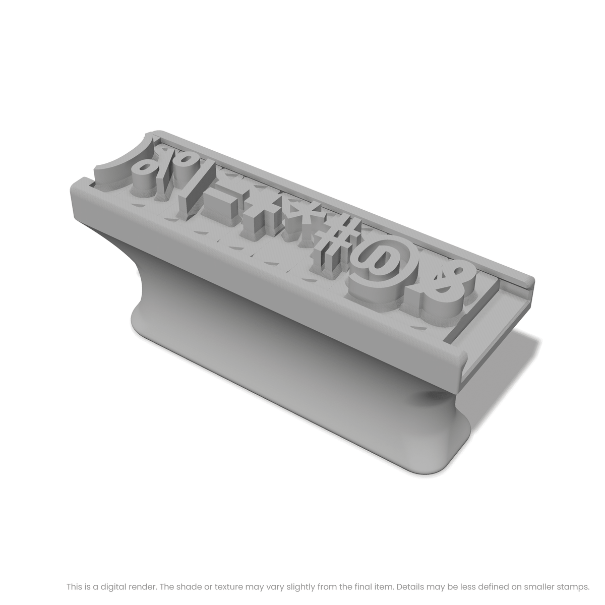 Roboto Condensed | Font Rail Stamp Sets | Letters, Numbers, and Symbols