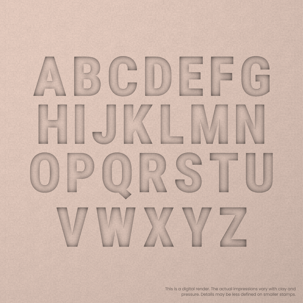 Roboto Condensed | Font Rail Stamp Sets | Letters, Numbers, and Symbols