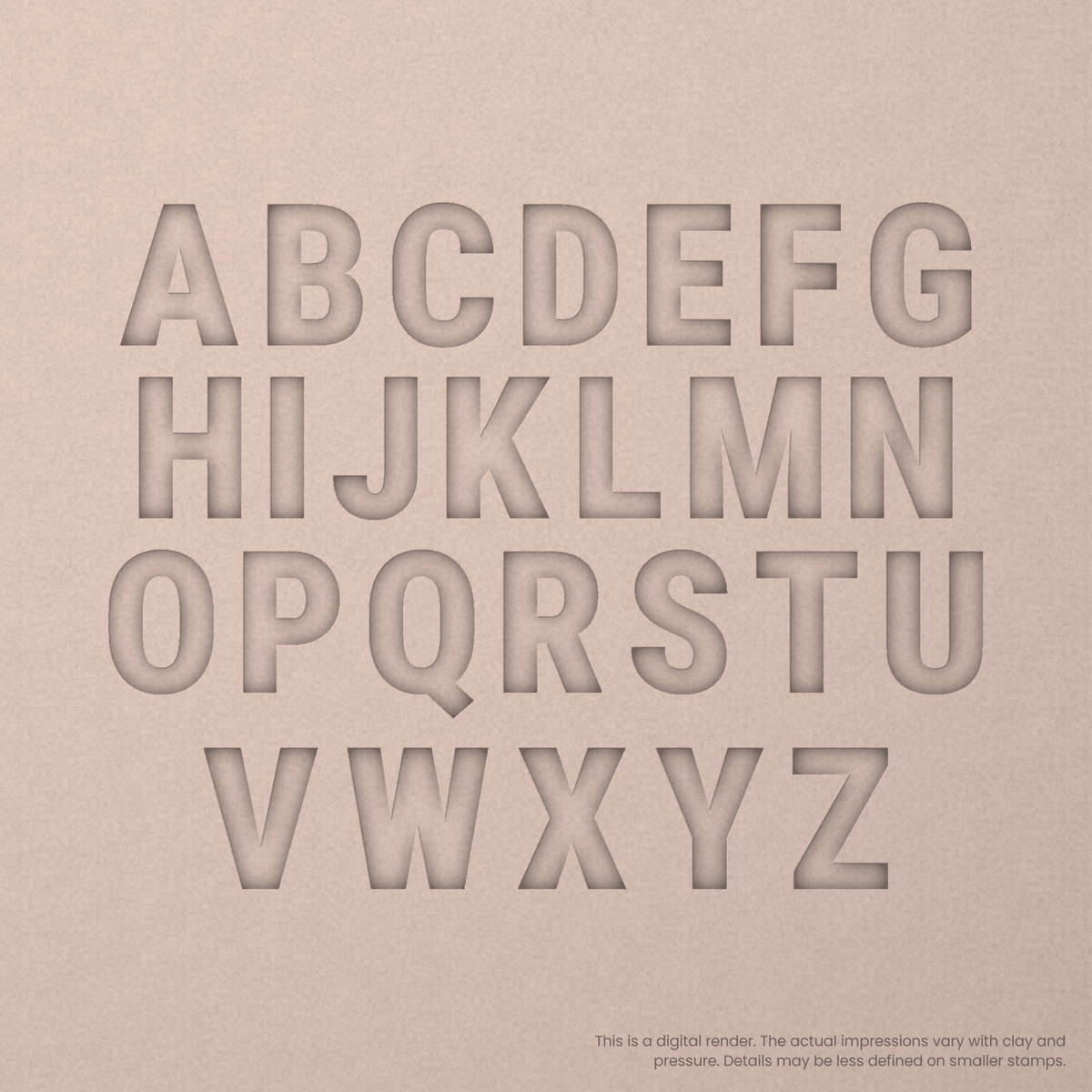 Roboto Condensed | Font Rail Stamp Sets | Letters, Numbers, and Symbols