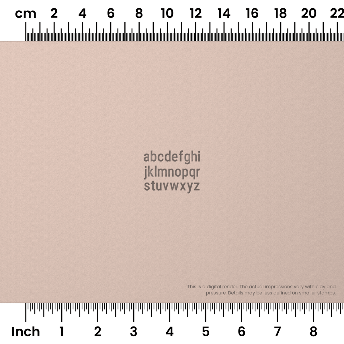 Roboto Condensed | Lowercase | Alphabet Stamp Sets