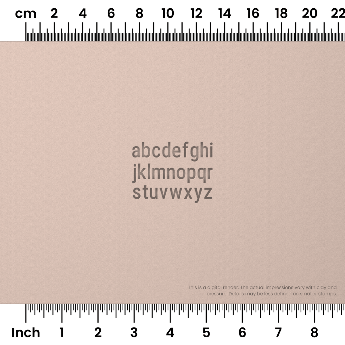 Roboto Condensed | Lowercase | Alphabet Stamp Sets