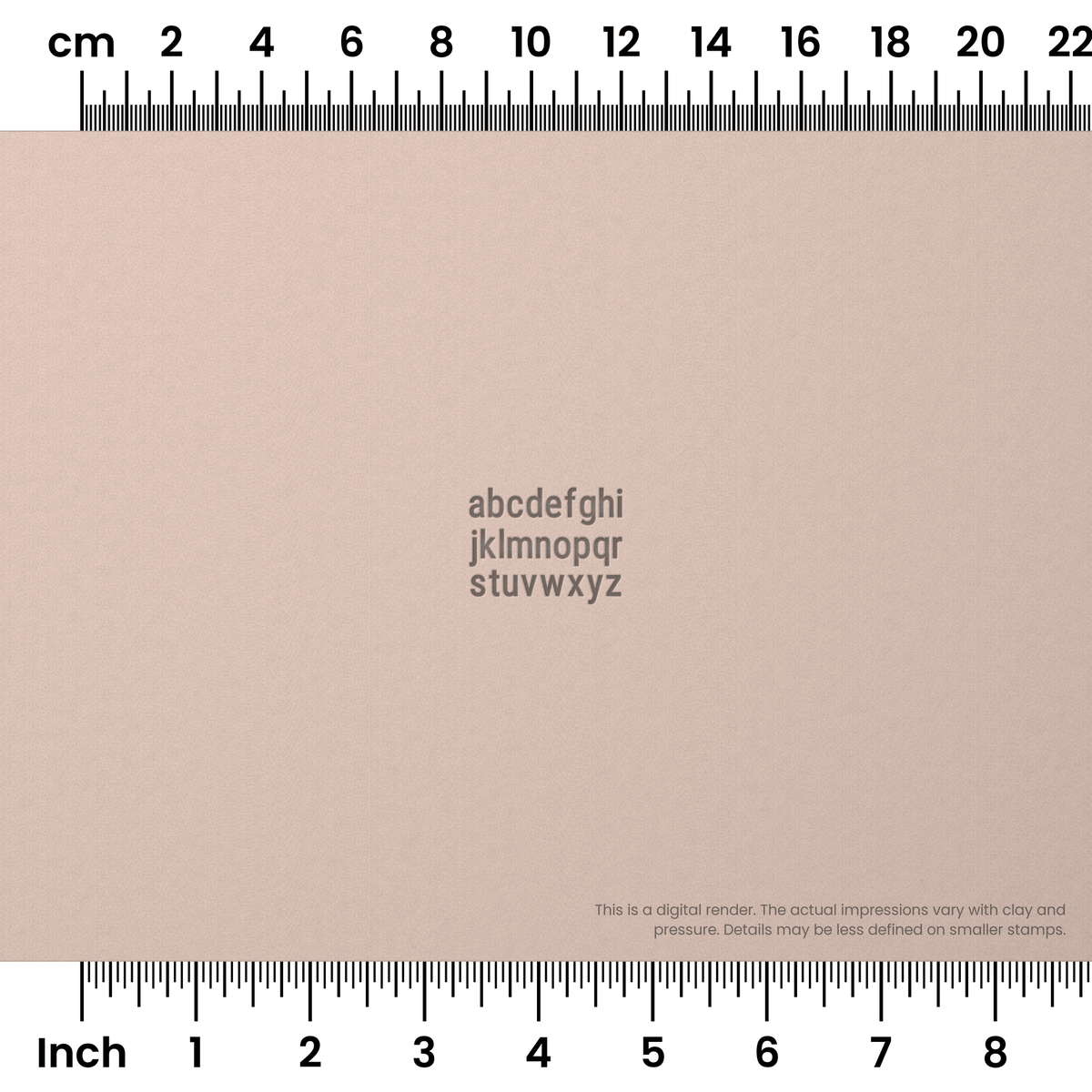 Roboto Condensed | Lowercase | Alphabet Stamp Sets