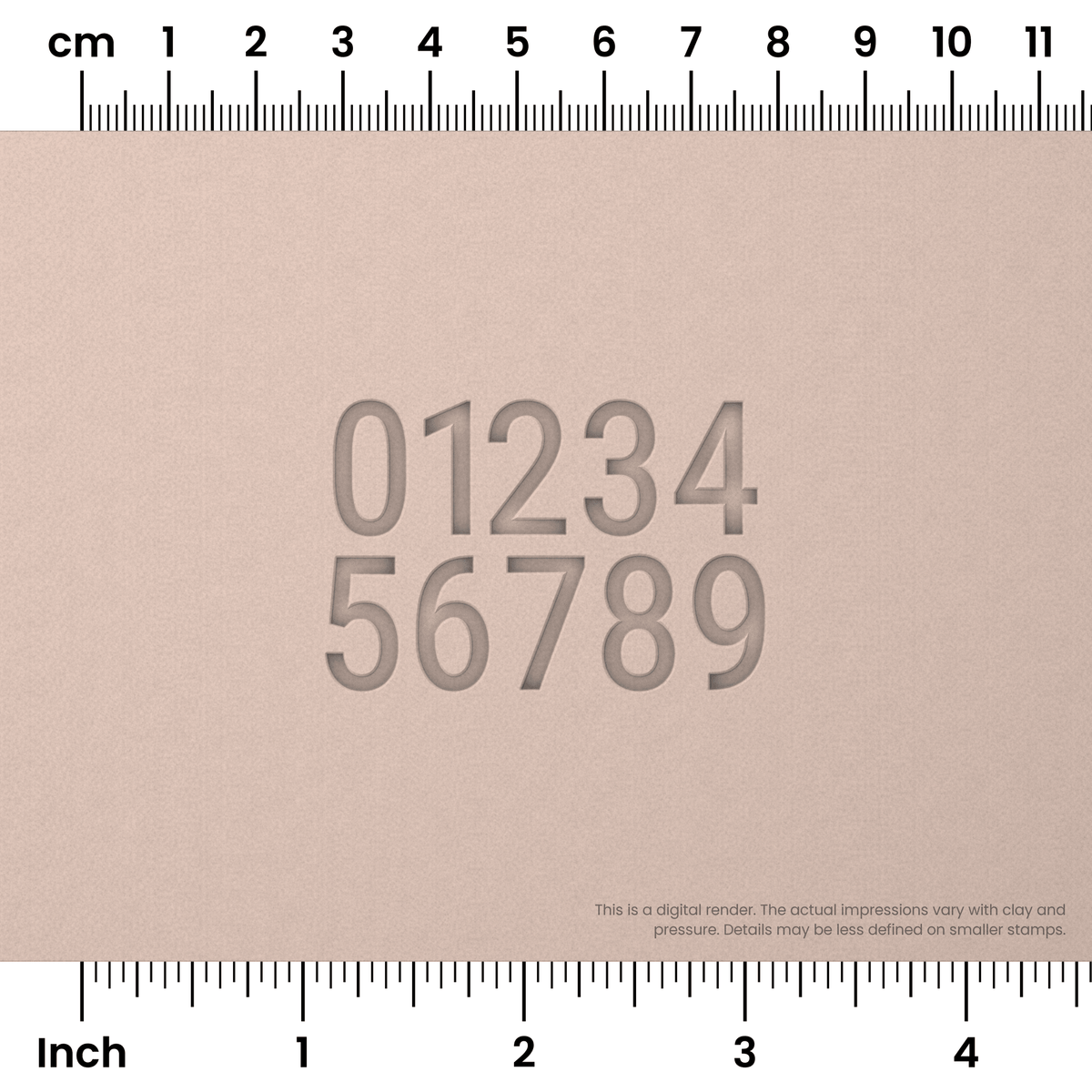 Roboto Condensed | Number Stamp Sets