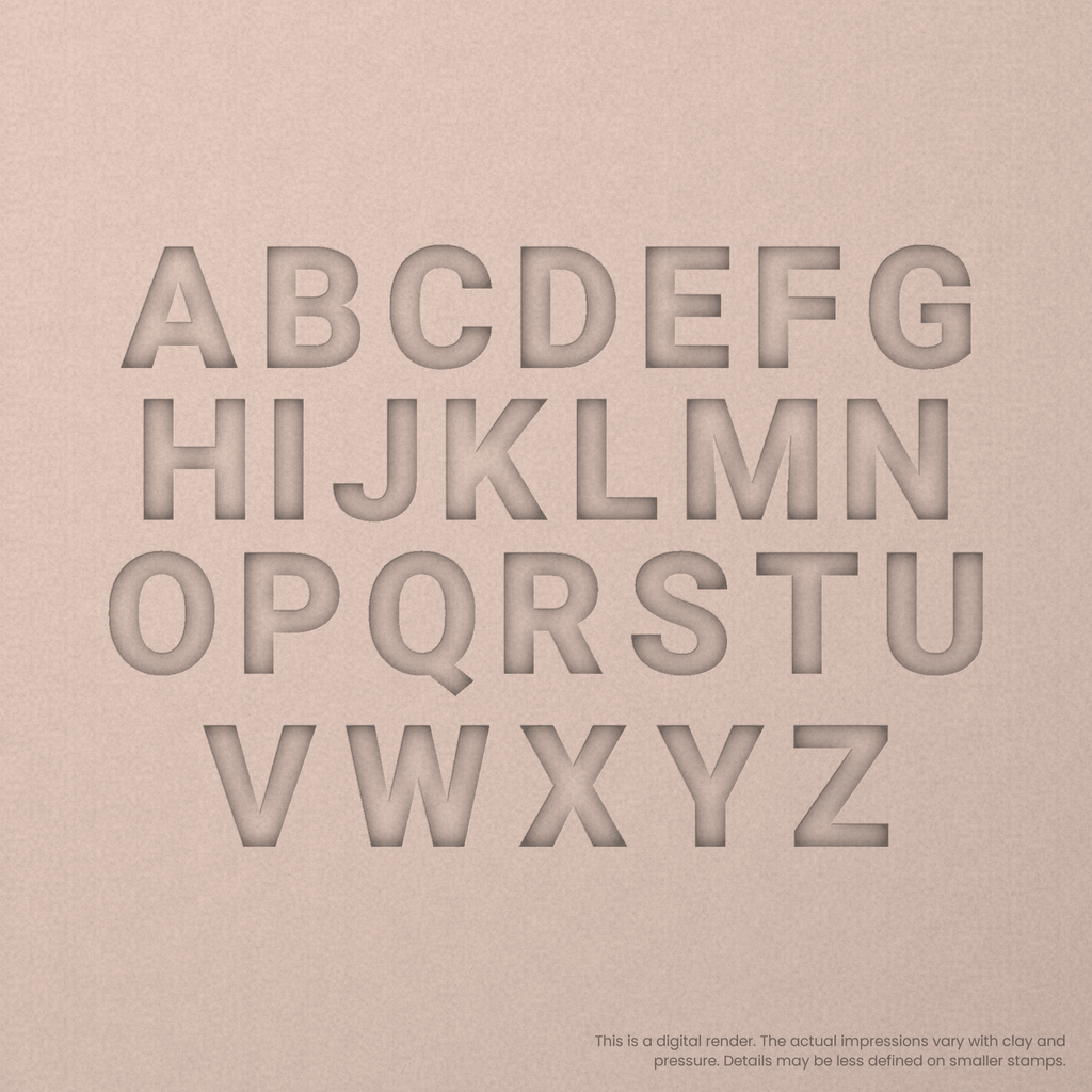 Roboto | Font Rail Stamp Sets | Letters, Numbers, and Symbols