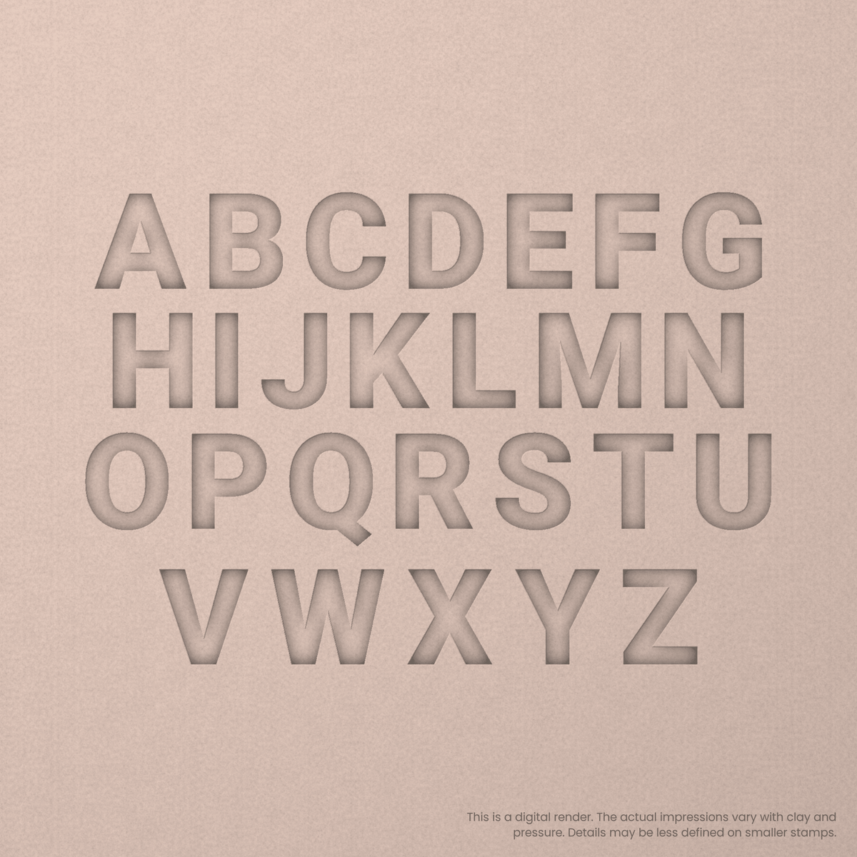 Roboto | Font Rail Stamp Sets | Letters, Numbers, and Symbols