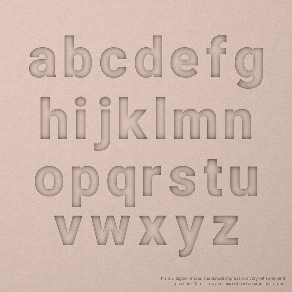 Roboto | Font Rail Stamp Sets | Letters, Numbers, and Symbols