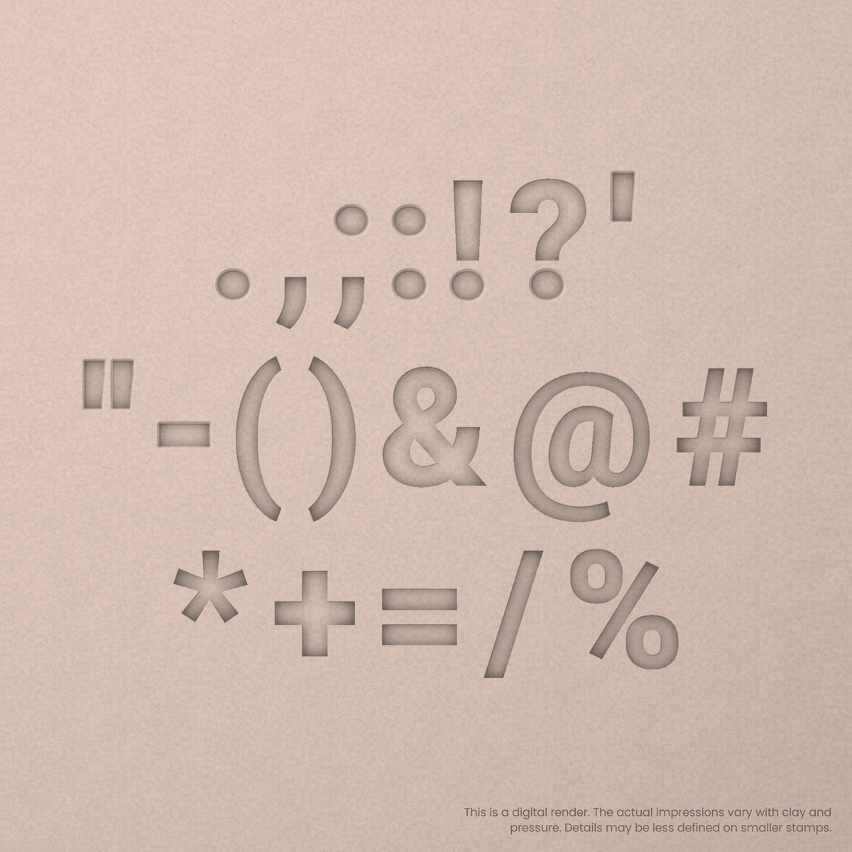 Roboto | Font Rail Stamp Sets | Letters, Numbers, and Symbols