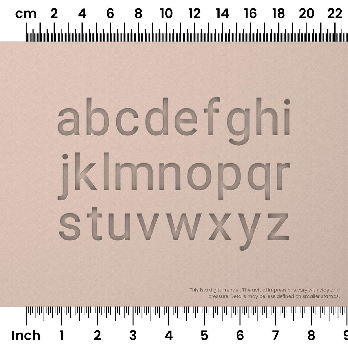 Roboto | Lowercase | Alphabet Stamp Sets