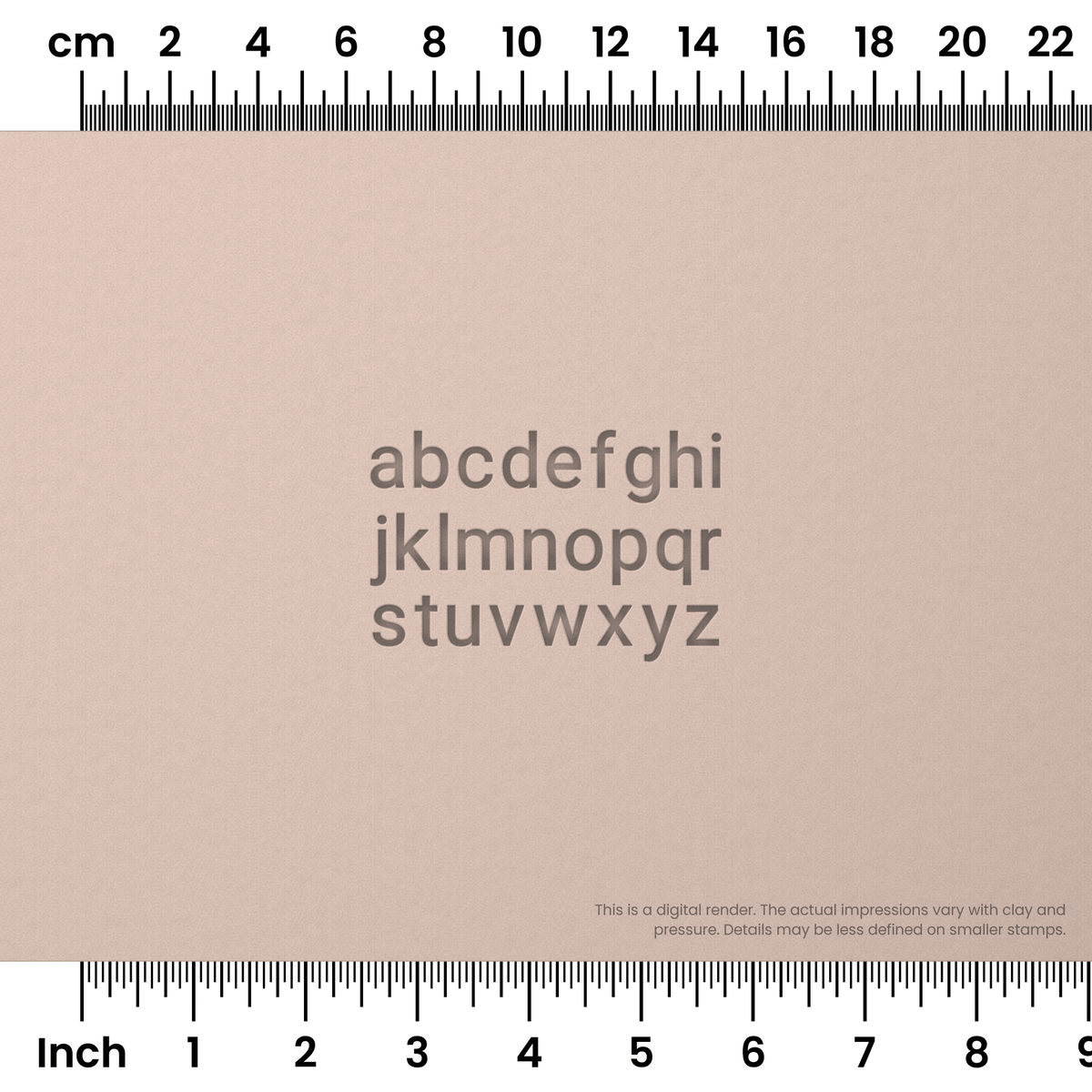 Roboto | Lowercase | Alphabet Stamp Sets