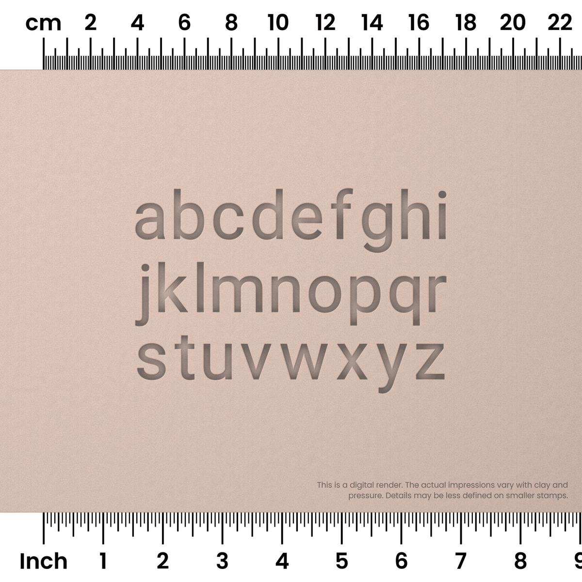 Roboto | Lowercase | Alphabet Stamp Sets