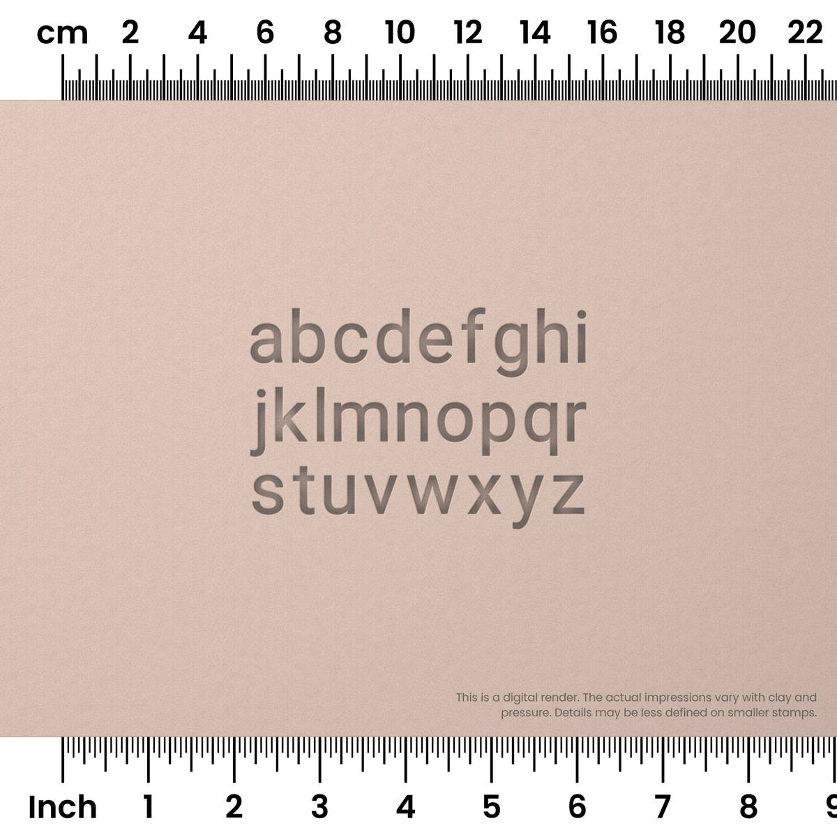 Roboto | Lowercase | Alphabet Stamp Sets