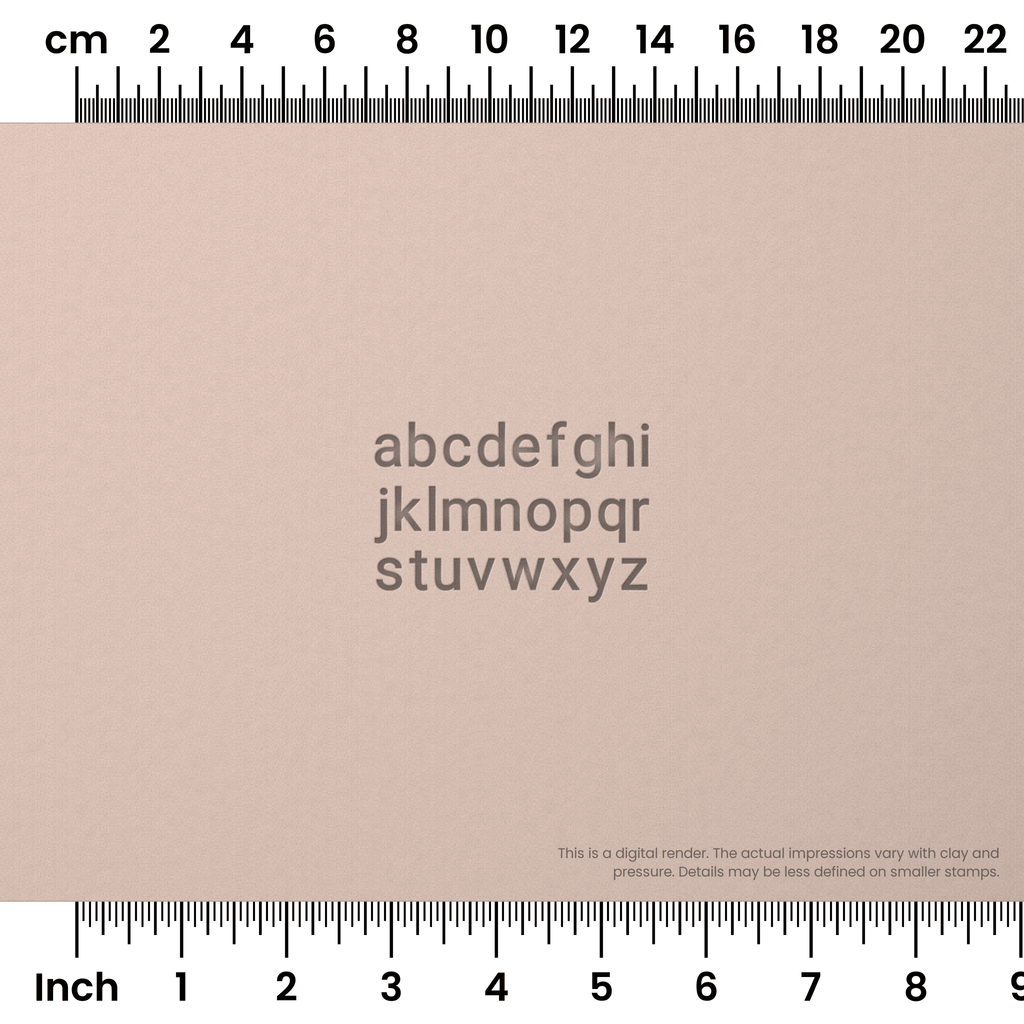 Roboto | Lowercase | Alphabet Stamp Sets