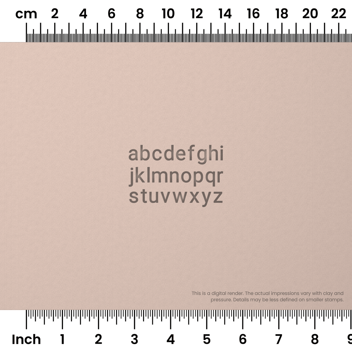 Roboto | Lowercase | Alphabet Stamp Sets