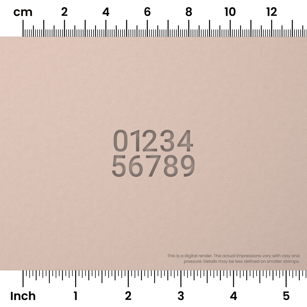 Roboto | Number Stamp Sets