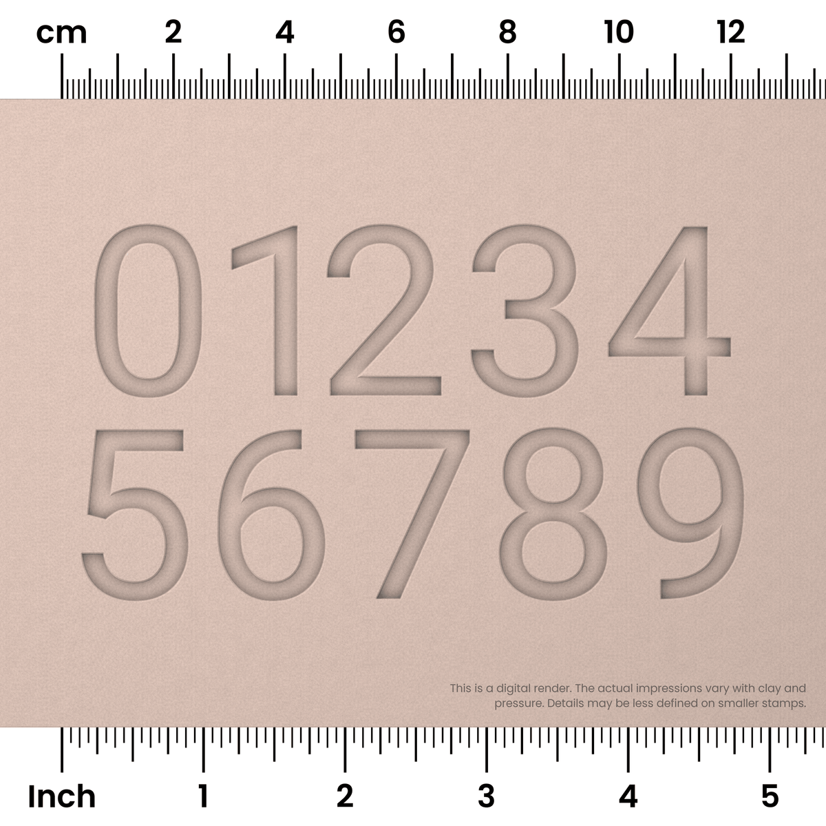 Roboto | Number Stamp Sets