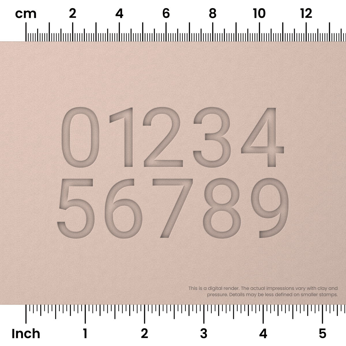 Roboto | Number Stamp Sets