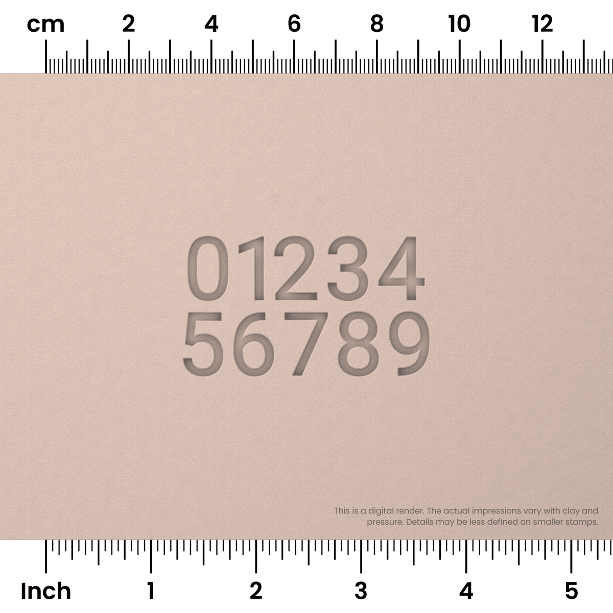 Roboto | Number Stamp Sets