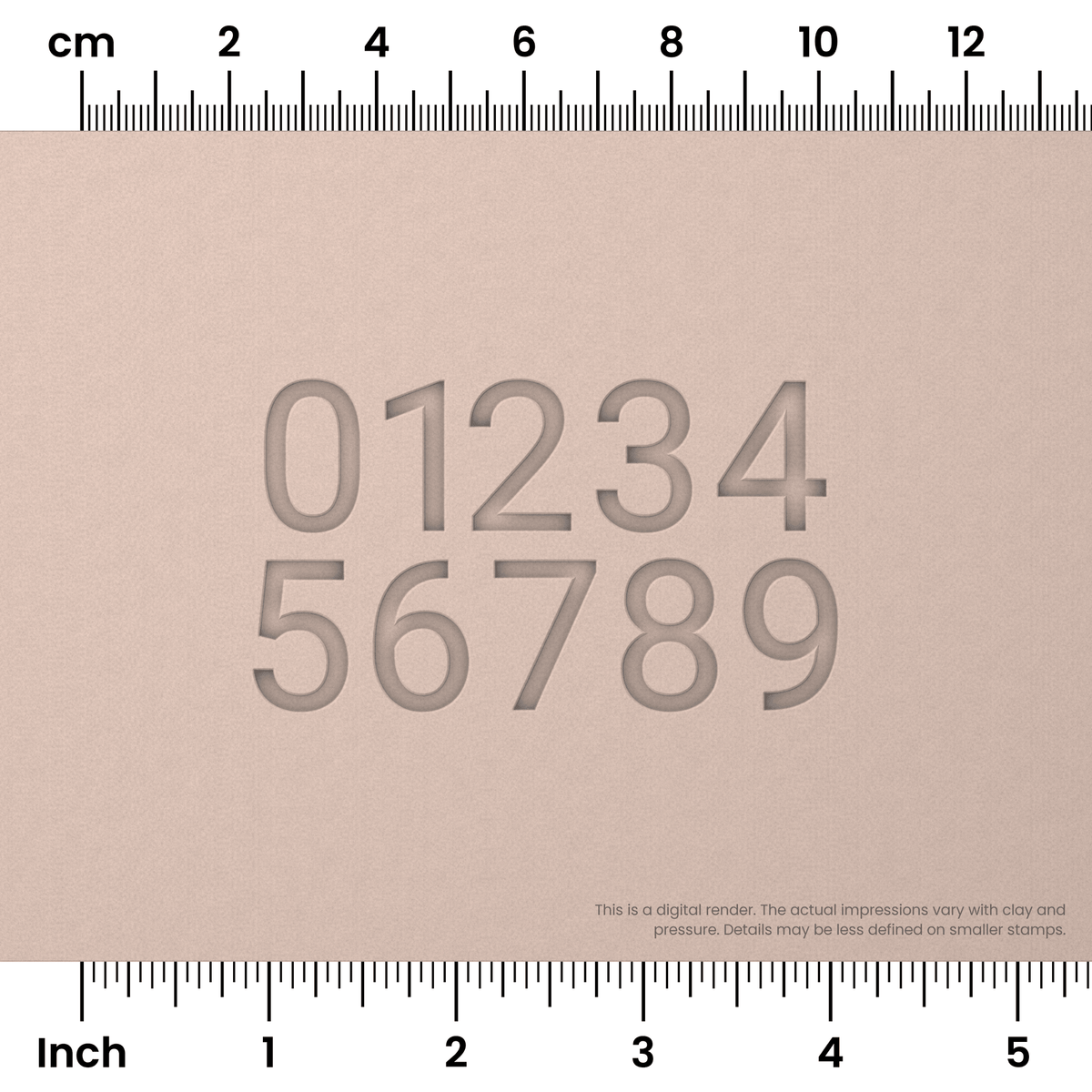 Roboto | Number Stamp Sets