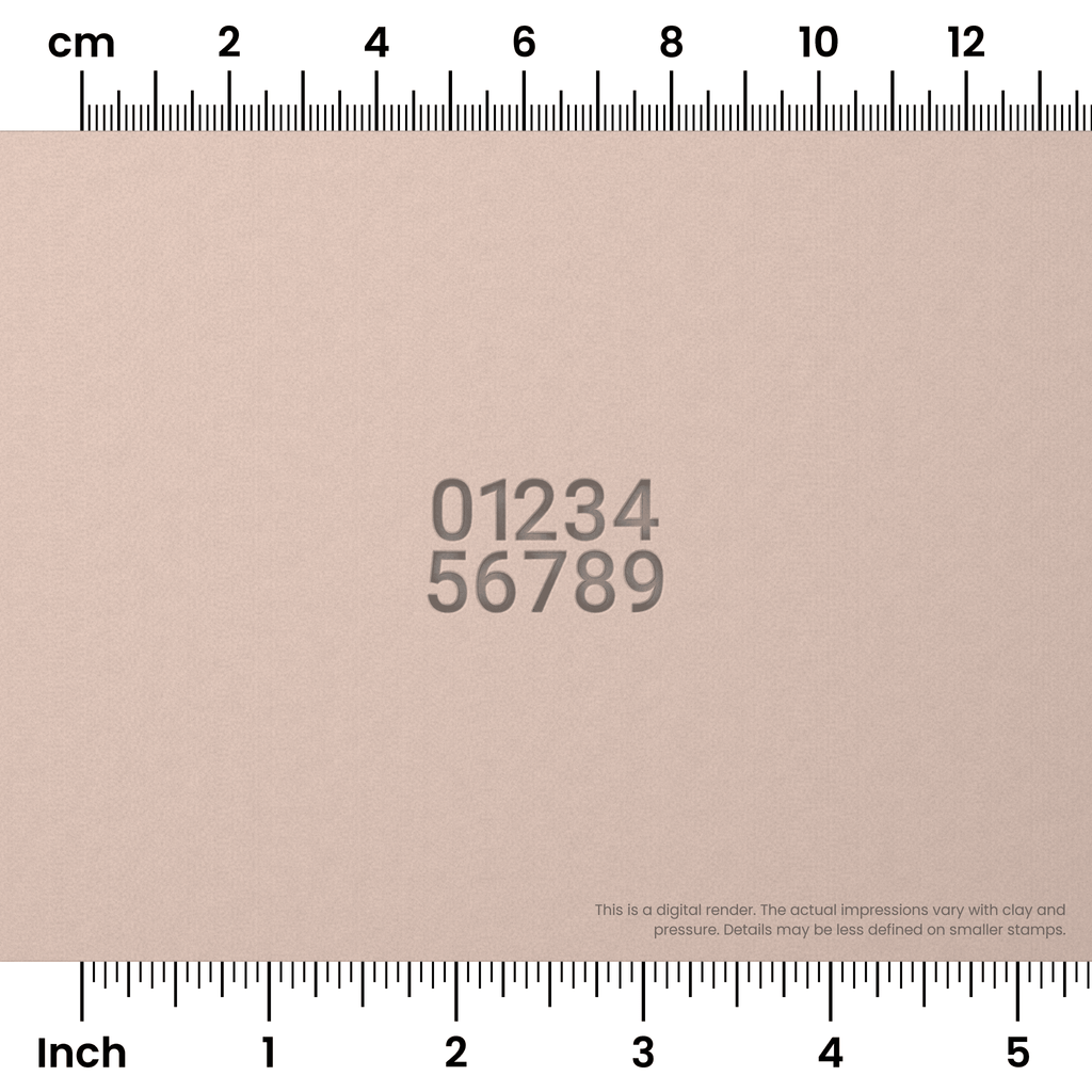 Roboto | Number Stamp Sets