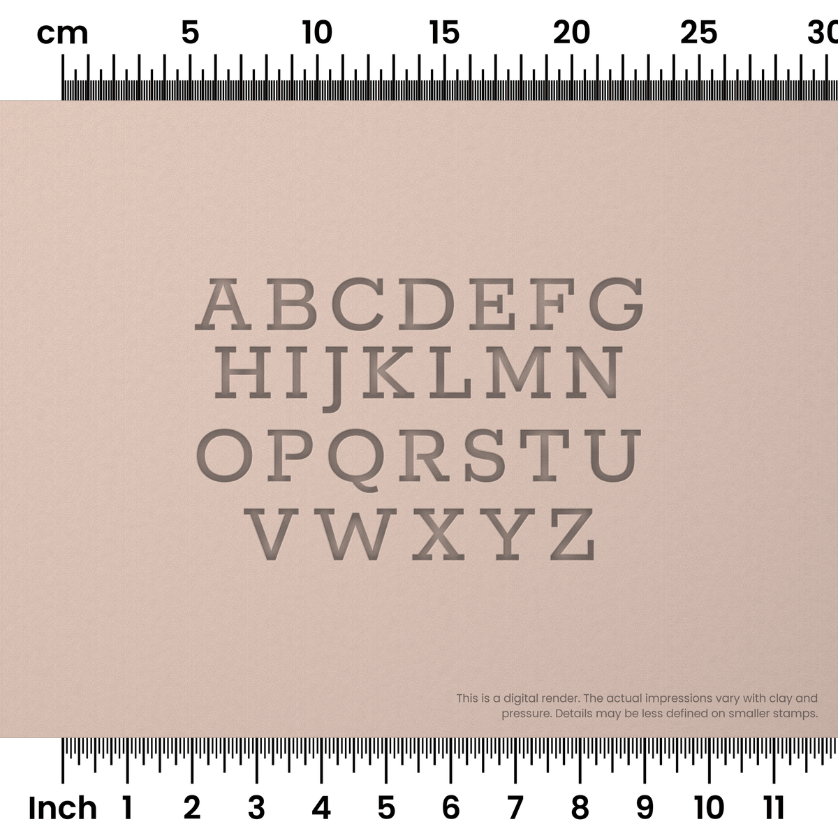 Rokkitt | All Caps | Alphabet Stamp Sets