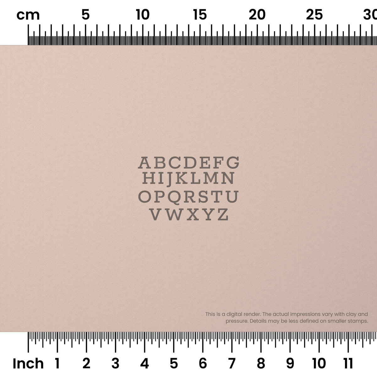 Rokkitt | All Caps | Alphabet Stamp Sets