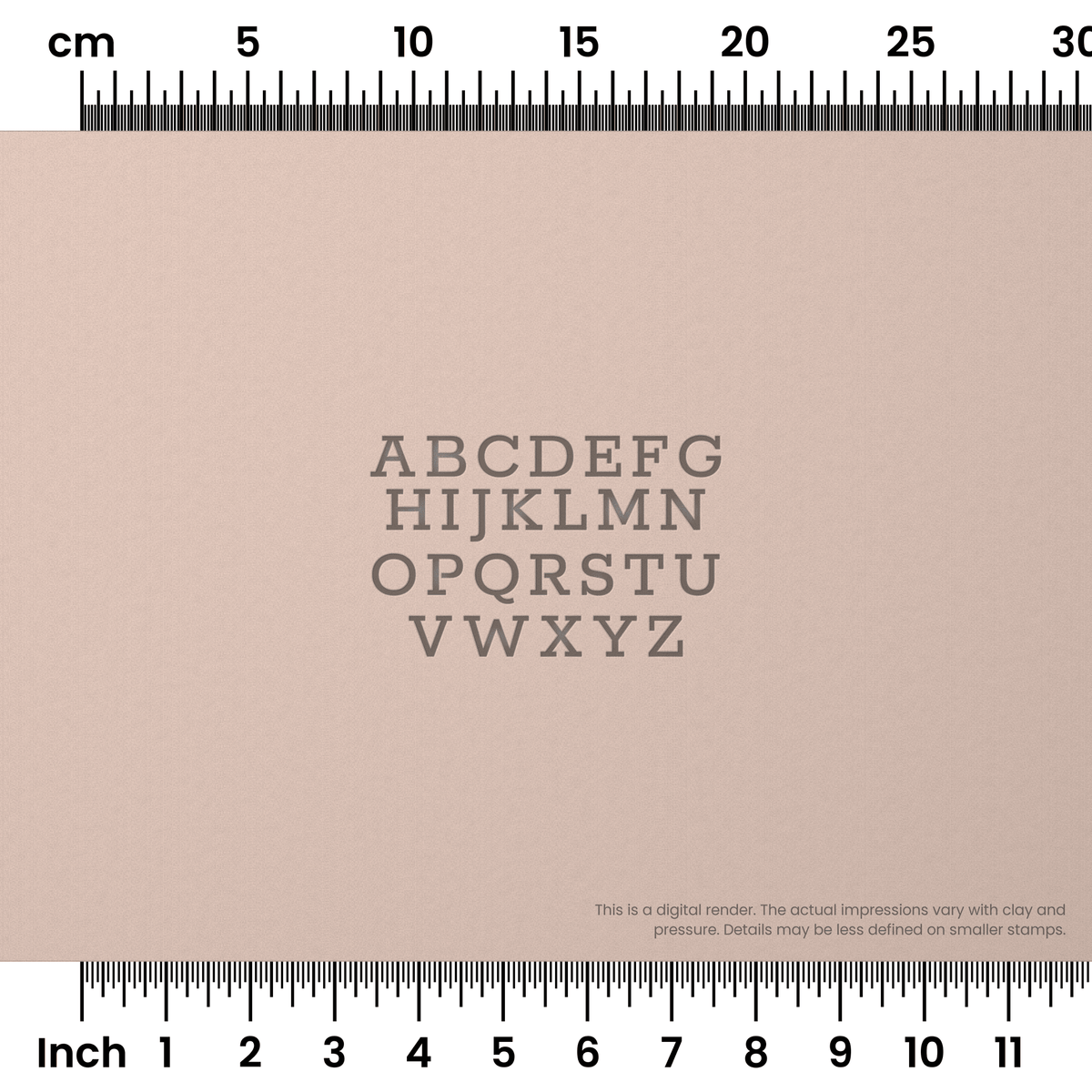 Rokkitt | All Caps | Alphabet Stamp Sets