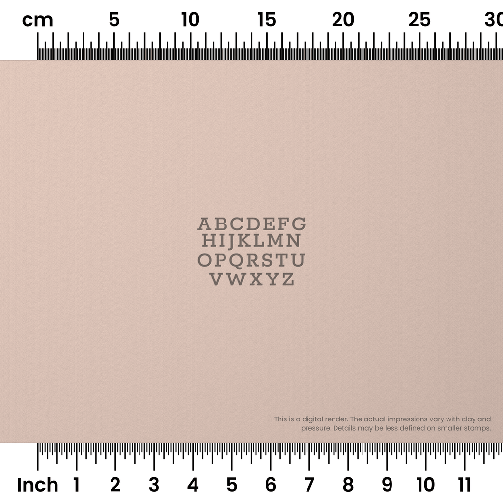 Rokkitt | All Caps | Alphabet Stamp Sets