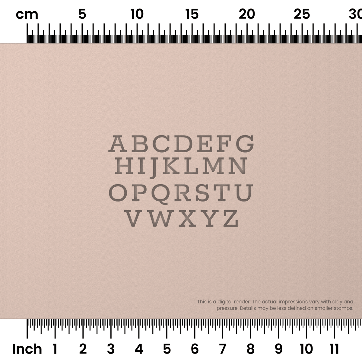 Rokkitt | All Caps | Alphabet Stamp Sets