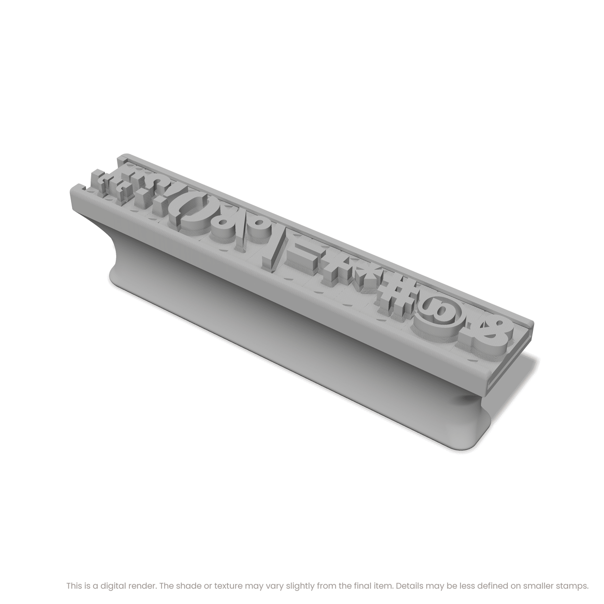 Rokkitt | Font Rail Stamp Sets | Letters, Numbers, and Symbols
