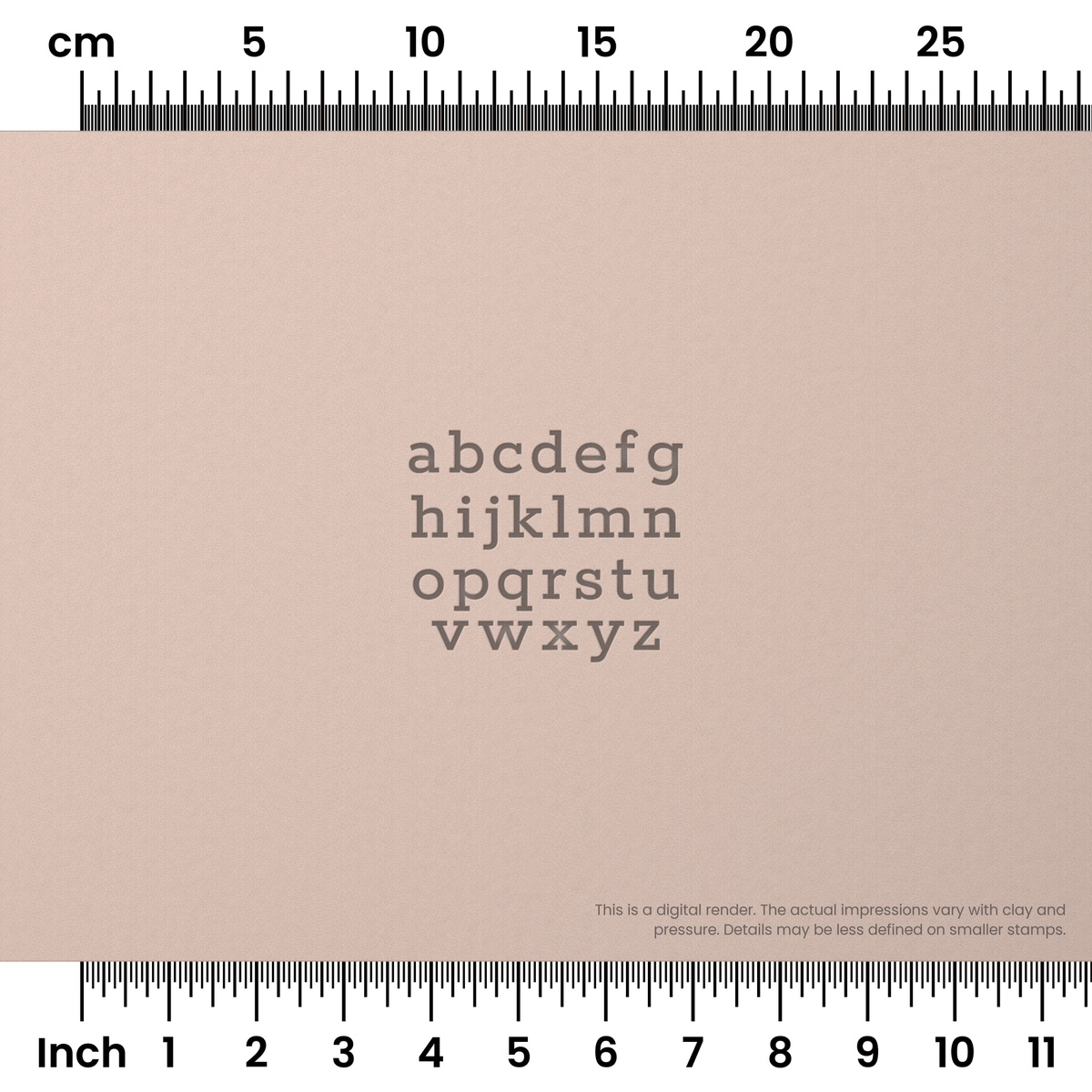 Rokkitt | Lowercase | Alphabet Stamp Sets