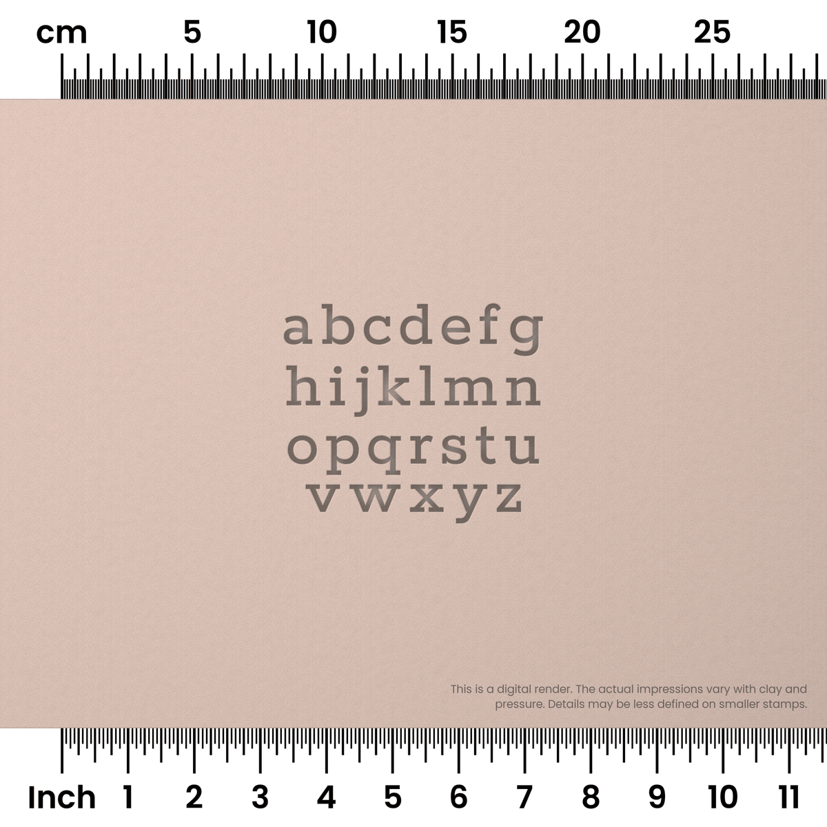 Rokkitt | Lowercase | Alphabet Stamp Sets